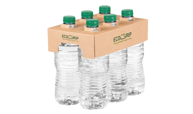 Ecogrip Delivers the sustainable multi-packaging of bottles